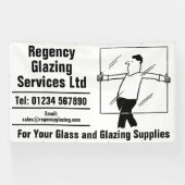 Glas en Glazenmaken Spandoek (Horizontaal)