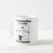 Glas en Glazing Company. Glazier Koffiemok (Voorkant links)