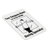 Glas- en GlazingsCartoon Magneet (Rechterzijde)