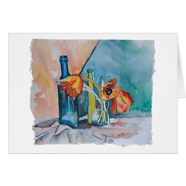 Glas en Tulpen (Voorkant Horizontaal)