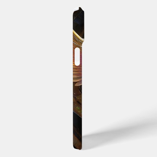 Glas Engel gegoten in blauw en goud Case-Mate iPhone Case (Achterkant / Rechts)