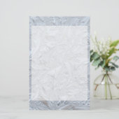 Glas, getextureerd briefpapier (Staand voorkant)