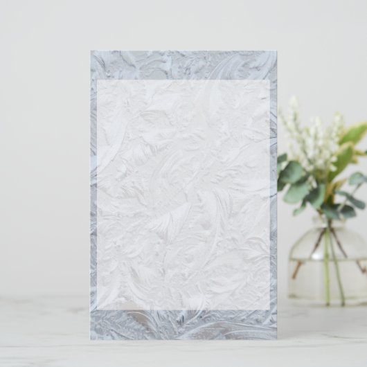 Glas, getextureerd briefpapier (Staand voorkant)