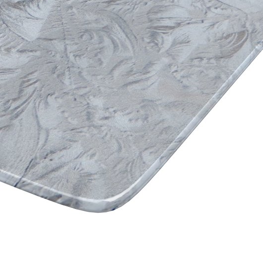 Glas, getextureerd snijplank (Hoek)