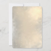 Glas, goud, boomtakken, kerst in bedrijven kaart (Achterkant)