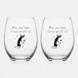 Glas Half vol Grappig Wijntoast