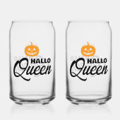 Glas "Hallo Queen" - Halloween Chic-verzameling (Voorkant)