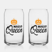 Glas "Hallo Queen" - Halloween Chic-verzameling (Achterkant)