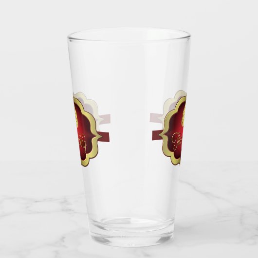 Glas - Happy Thanksgiving - Turkije (Rechts)