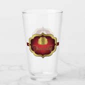 Glas - Happy Thanksgiving - Turkije (Voorkant)