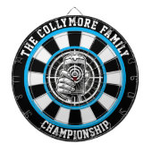 Glas in de hand dartbord (Voorkant)