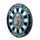 Glas in de hand dartbord (Voorkant Rechts)