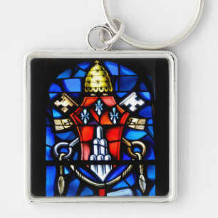 glas in de kerk sleutelhanger