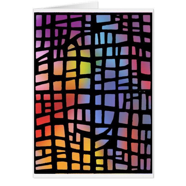 Glas in lood: (Voorkant)