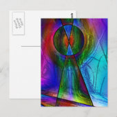 GLAS IN LOOD 1 BRIEFKAART (Voorkant / Achterkant)