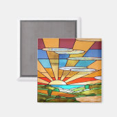 GLAS IN LOOD 1 MAGNEET (Voorkant / Achterkant)