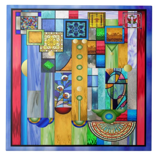 GLAS IN LOOD 1 TEGELTJE (Voorkant)