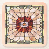 GLAS IN LOOD 2 KARTONNEN ONDERZETTERS (Voorkant)