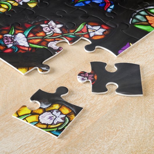 Glas in lood 2 legpuzzel (Zijkant)