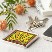 GLAS IN LOOD 3 SLEUTELHANGER (Zijkant)