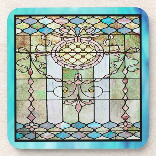 GLAS IN LOOD 4 BIER ONDERZETTER (Voorkant)