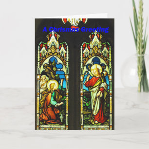 Glas in lood #4 feestdagen kaart