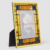 Glas in lood Aangepaste fotoweergave Plaque bekijk Fotoplaat (Zijkant)