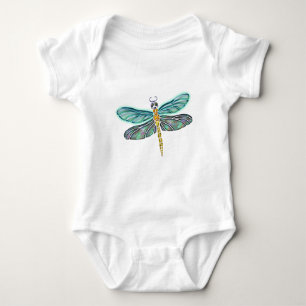 Glas in lood & Abalone Shell Dragonfly Romper