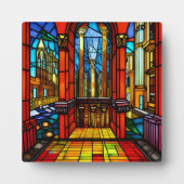Glas in lood Abbey Digital Art Tabletop Fotoplaat (Voorkant)