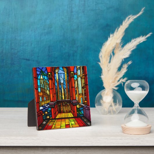 Glas in lood Abbey Digital Art Tabletop Fotoplaat (Insitu)
