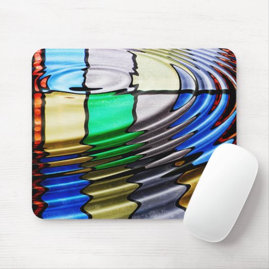 Glas in lood Abstract Muismat (Met muis)