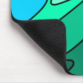 Glas in lood Abstract ontwerp Muismat (Hoek)