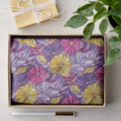 Glas-in-lood Abstract Paars Geel Roze Tissuepapier (Geschenk)