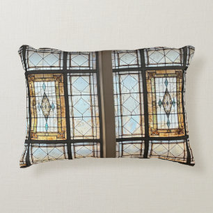 Glas in lood accent kussen