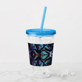 Glas-in-lood Acryl Giet Tumbler Drinkbeker