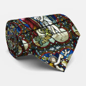 Glas in lood Adult Baptism Jesus St. John Baptist Stropdas (Opgerold)