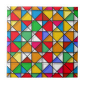 Glas in lood AFBEELDING Tegel Design Tegeltje (Voorkant)