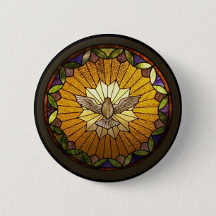 Glas-in-lood-afdrukken Ronde Button 5,7 Cm