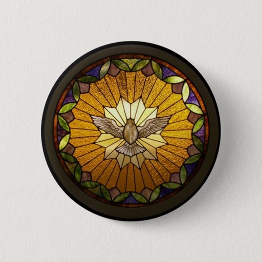 Glas-in-lood-afdrukken Ronde Button 5,7 Cm (Voorkant)
