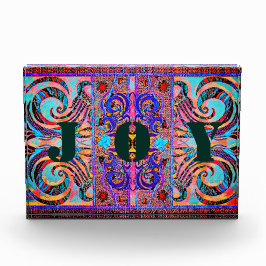 Glas in lood als Joy Ornament Fotoblokken