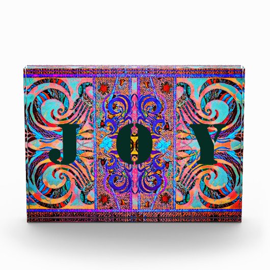 Glas in lood als Joy Ornament Fotoblokken (Voorkant)