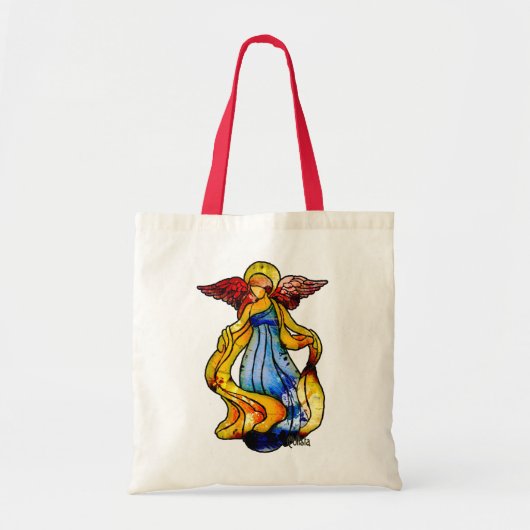 Glas in lood Angel Bag Tote Bag (Voorkant)