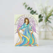 Glas in lood Angel Briefkaart (Staand voorkant)