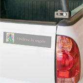 Glas in lood Angel Bumpersticker (Op Truck)
