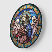 Glas in lood Angel Design Clock Grote Klok (Hoek)