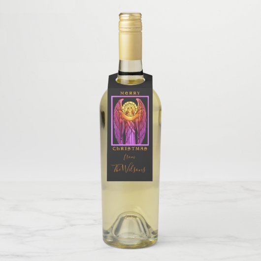 Glas in lood Angel Flessenhanger (Op fles)