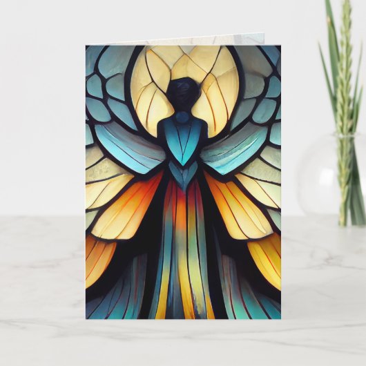 Glas in lood Angel Graphic Arts Kaart (Voorkant)