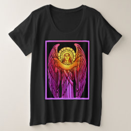 Glas in lood Angel Grote Maat T-shirt