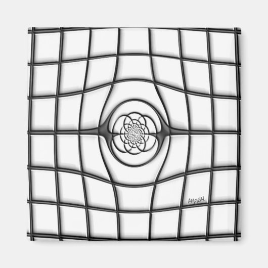 Glas in lood © Angel Honey, 2009 Magneet (Voorkant)