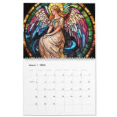 Glas in lood Angel Kalender (Mar 2026)